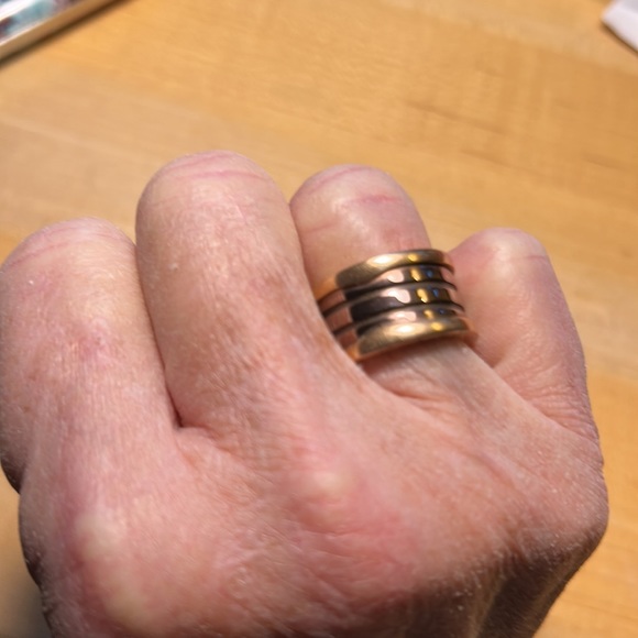 Bulgari rose gold and enamel ring - Picture 6 of 8